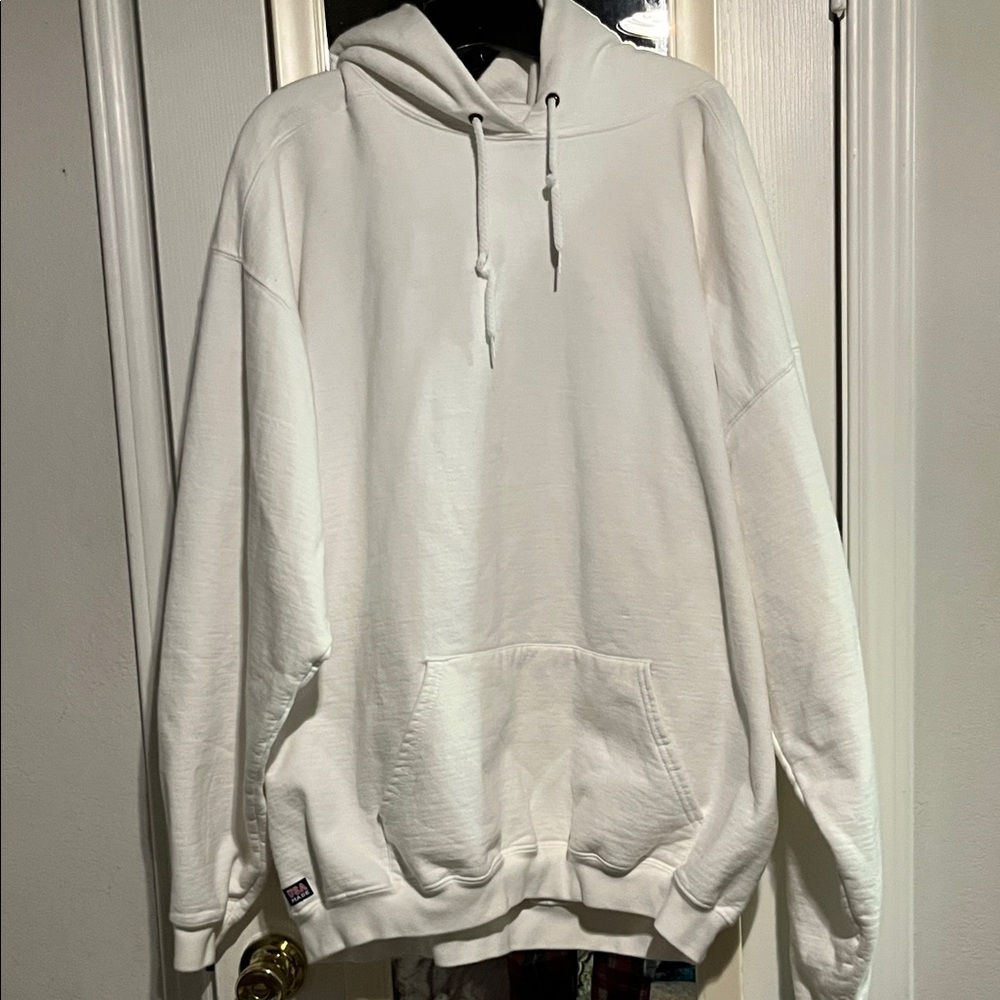 Men's White Hoodie